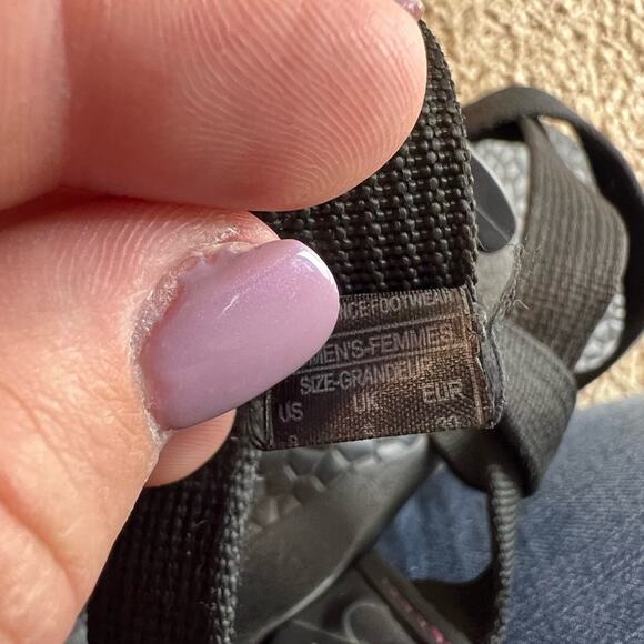 Chaco Women's Size 8 Updraft 2 Bulloo Black Water Hiking Sandals Vibram Z - Picture 5 of 5